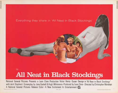 All Neat in Black Stockings Online Sale