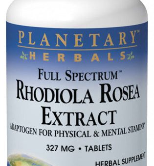 PLANETARY HERBALS - Rhodiola Rosea Extract Full Spectrum - 120 Tablets Online