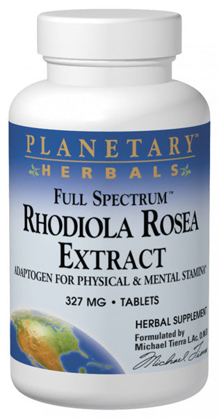 PLANETARY HERBALS - Rhodiola Rosea Extract Full Spectrum - 120 Tablets Online