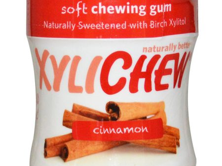 XYLICHEW - Xylitol Gum Cinnamon Jar - 60 Pieces (2.75 oz. 78 g) Hot on Sale