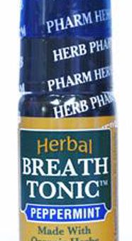 HERB PHARM - Peppermint Herbal Breath Tonic Spray  - 0.47 fl. oz. (14 ml) Online now