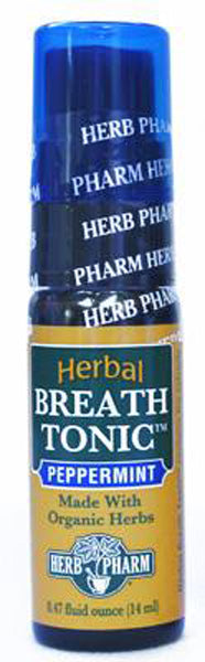 HERB PHARM - Peppermint Herbal Breath Tonic Spray  - 0.47 fl. oz. (14 ml) Online now