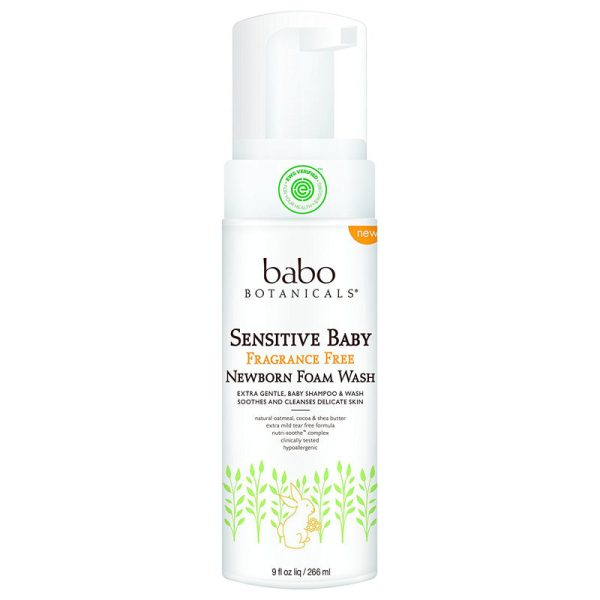 BABO - Sensitive Newborn Foam Baby Wash Fragrance Free - 9 fl. oz. (266 ml) Sale