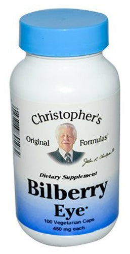 CHRISTOPHERS - Bilberry Eye Formula - 100 Capsules Cheap