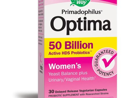 NATURES WAY - Primadophilus Optima Women s 50 Billion - 30 Vegetarian Capsules For Discount