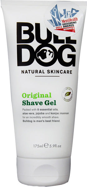 BULLDOG NATURAL SKINCARE - Original Shave Gel - 5.9 fl. oz. (175 ml) Supply