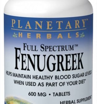 PLANETARY HERBALS - Fenugreek Full Spectrum - 120 Tablets Sale