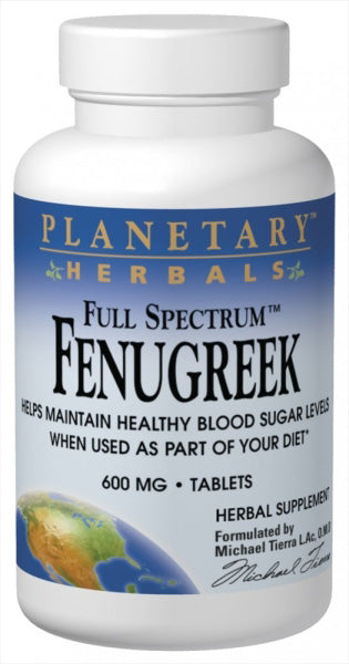 PLANETARY HERBALS - Fenugreek Full Spectrum - 120 Tablets Sale