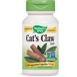 NATURES WAY - Cats Claw Bark 485 mg - 100 Vegetarian Capsules Hot on Sale