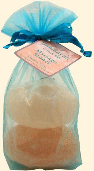 HIMALAYAN SALT - Crystal Salt Massage Stones - 2 Stones Online Sale