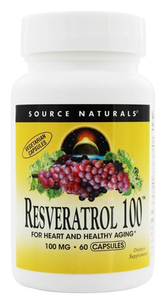 SOURCE NATURALS - Resveratrol (100 mg) - 60 Capsules Cheap