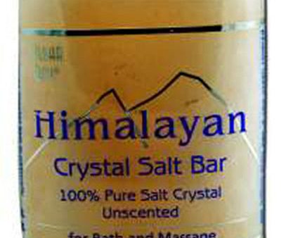 HIMALAYAN SALT - Crystal Salt Bar Unscented - 9 oz. (250 g) on Sale