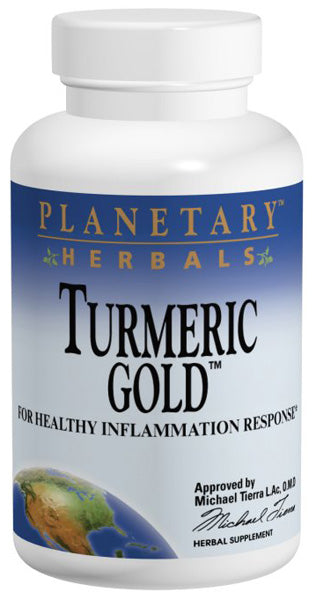 PLANETARY HERBALS - Turmeric Gold 500 mg - 60 Tablets on Sale