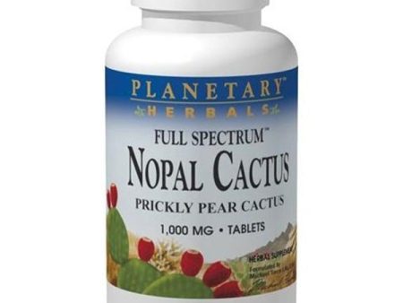 PLANETARY HERBALS - Nopal Cactus Full Spectrum 1000 mg - 120 Tablets Online now