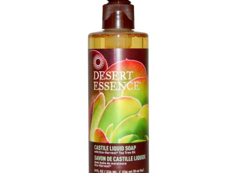 DESERT ESSENCE - Castile Liquid Soap - 8 fl. oz. (236 ml) Online now