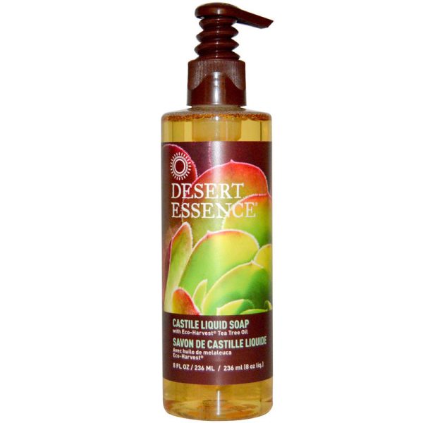 DESERT ESSENCE - Castile Liquid Soap - 8 fl. oz. (236 ml) Online now