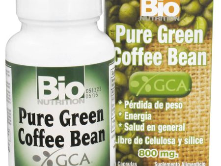 BIO NUTRITION - Pure Green Coffee Bean - 50 Capsules Discount