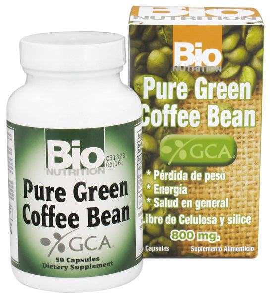 BIO NUTRITION - Pure Green Coffee Bean - 50 Capsules Discount