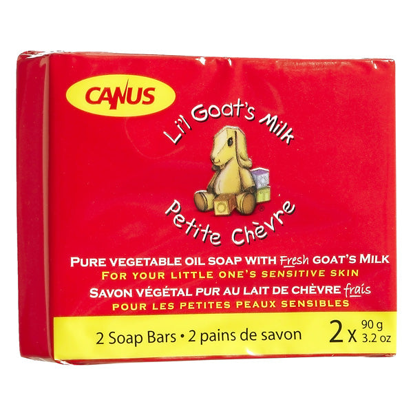 LI L GOAT S - Bar Soap Pure Vegetable Oil - 2 x 3.2 oz. Bars on Sale