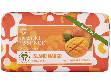 DESERT ESSENCE - Island Mango Soap Bar - 5 oz. (142 g) For Sale