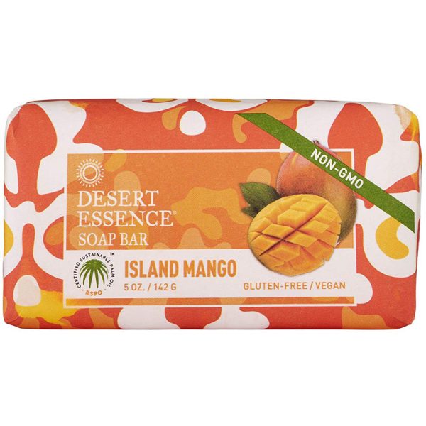 DESERT ESSENCE - Island Mango Soap Bar - 5 oz. (142 g) For Sale