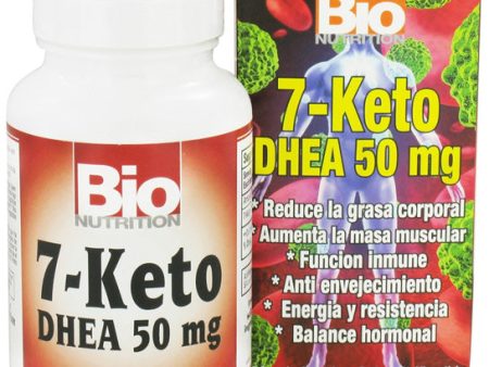 BIO NUTRITION - 7 Keto DHEA 50 mg - 50 Vegetarian Capsules Online Hot Sale