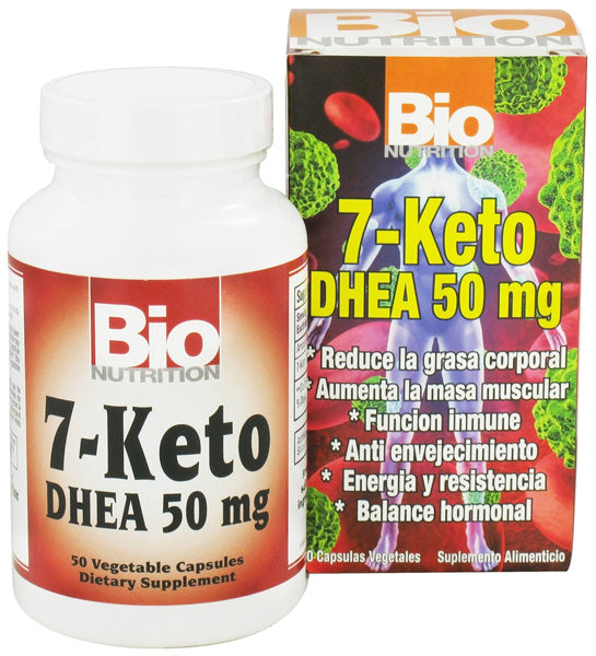 BIO NUTRITION - 7 Keto DHEA 50 mg - 50 Vegetarian Capsules Online Hot Sale