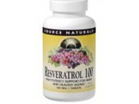 SOURCE NATURALS - Resveratrol (100 mg) - 30 Capsules Fashion