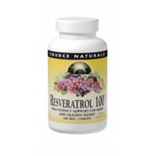 SOURCE NATURALS - Resveratrol (100 mg) - 30 Capsules Fashion