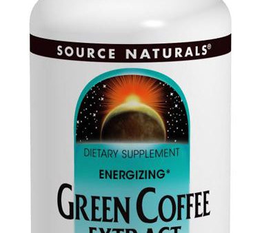 SOURCE NATURALS - Energizing Green Coffee Extract 500 mg - 30 Tablets For Cheap