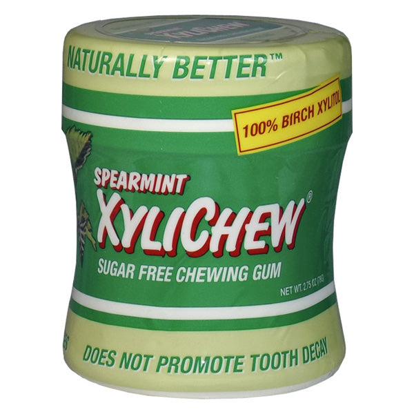 XYLICHEW - Xylitol Gum Spearmint Jar - 60 Pieces (2.75 oz. 78 g) Online Hot Sale