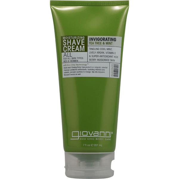 GIOVANNI - Shave Cream Tea Tree & Mint (Invigorating) - 7 fl. oz. (207 ml) Online Hot Sale