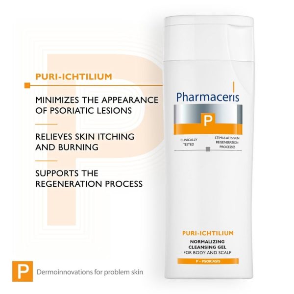 Pharmaceris P Puri-Ichtilium Normalising Cleansing Gel for Body & Scalp Psoriasis 250ml For Discount