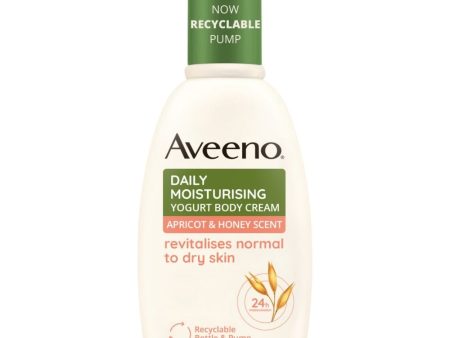 Aveeno Daily Moisturising Yogurt Body Cream Apricot & Honey Scent 300ml Discount