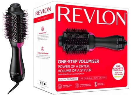 Revlon Pro Collection Salon One-Step Hair Dryer & Volumiser Black For Cheap