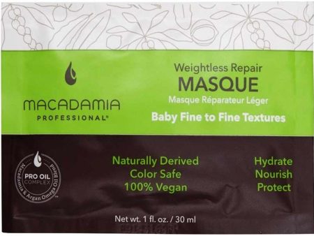 Macadamia Professional Weightless Repair Mask 30ml For Discount