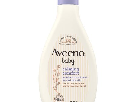 Aveeno Baby Calming Comfort Bedtime Bath & Wash 250ml Sale