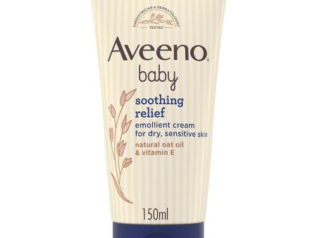 Aveeno Baby Soothing Relief Emollient Cream 150ml For Discount