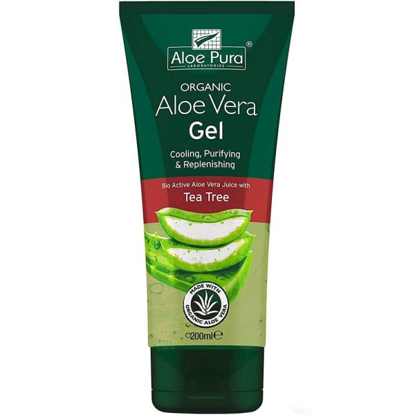 Aloe Pura Organic Aloe Vera Tea Tree Skin Gel 200ml For Discount