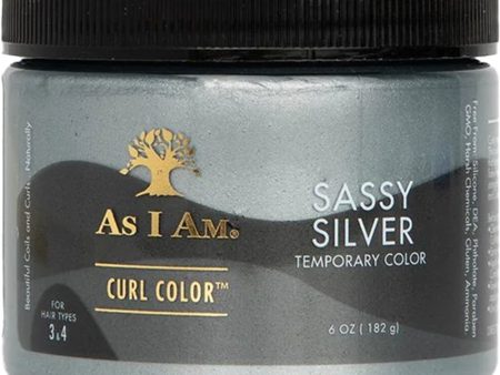 As I Am Curl Colour Sassy Silver Temporary Colour 182g Online Sale