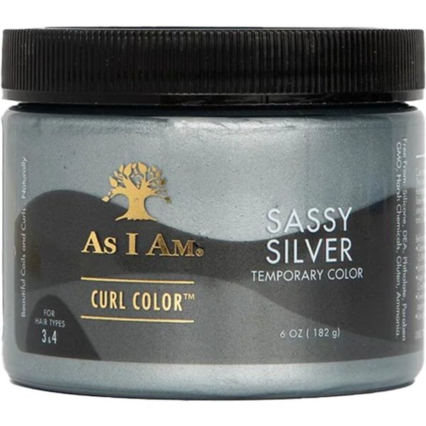 As I Am Curl Colour Sassy Silver Temporary Colour 182g Online Sale