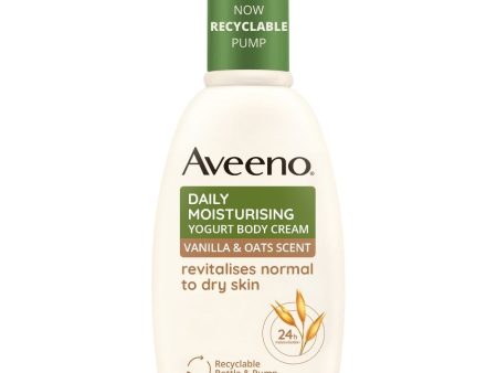 Aveeno Daily Moisturising Yogurt Vanilla & Oat Body Cream 300ml Supply