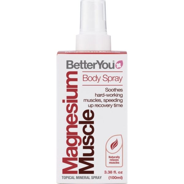 BetterYou Magnesium Muscle Topical Mineral Body Spray 100ml For Sale