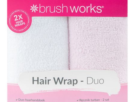 Brushworks Hair Towel Wrap Pack of 2 Sale