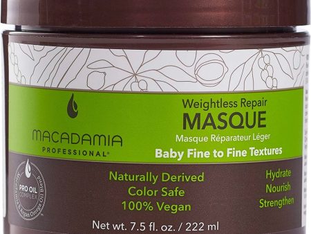 Macadamia Professional Weightless Repair Mask 222ml For Sale