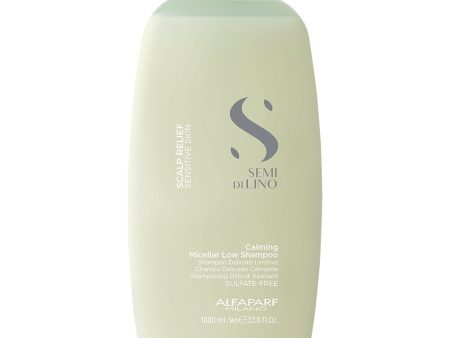 Alfaparf Milano Semi Di Lino Scalp Relief Calming Micellar Low Shampoo 1000ml Discount