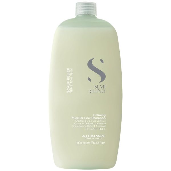 Alfaparf Milano Semi Di Lino Scalp Relief Calming Micellar Low Shampoo 1000ml Discount