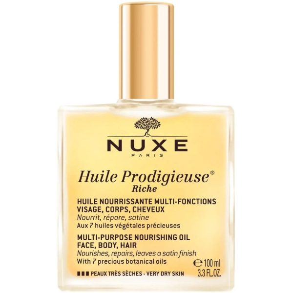 Nuxe Huile Prodigieuse Riche Oil Multi-Purpose Dry Oil 100ml For Sale