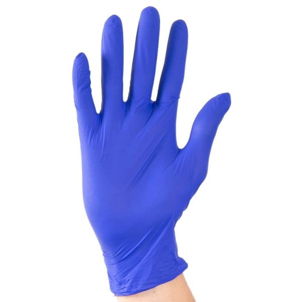 Aurelia Sonic 100 Blue Powder Free Nitrile Examination Gloves Medium 100x For Cheap