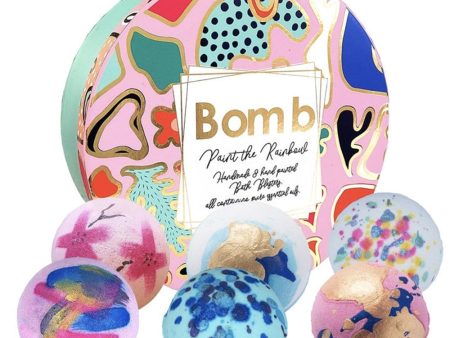 Bomb Cosmetics Paint The Rainbow Bath Bomb Gift Set Online now